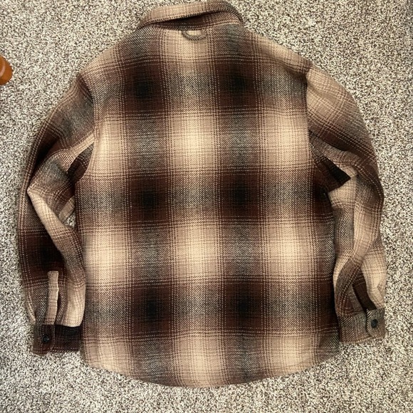 Jachs New York wool flannel heavy jacket tan/beige medium - Picture 4 of 8